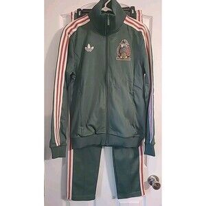 Adidas Originals Men's Size Medium Mexico Beckenbauer Track Suit Jacket & Pants